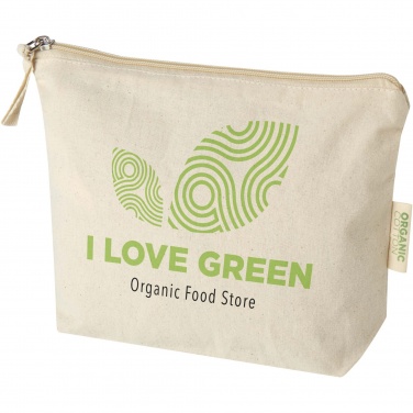 Logotrade mainoslahja ja liikelahja kuva: Orissa 180 g/m² organic toiletry bag 1L