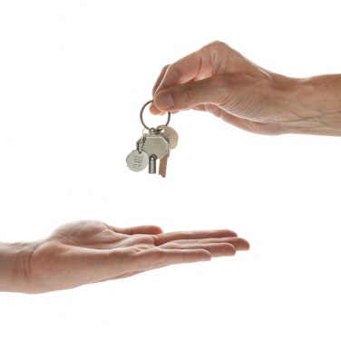 Logo trade liikelahja kuva: Ilmausavain avaimenperä RCS kierrätettyä sinkkiseosta