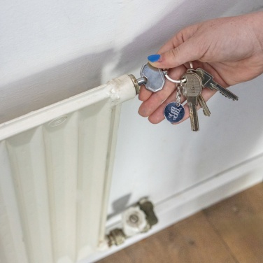 Logo trade mainoslahja kuva: Ilmausavain avaimenperä RCS kierrätettyä sinkkiseosta