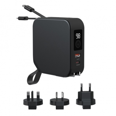 Logotrade mainostuote tuotekuva: Urban Vitamin Saratoga 5-in-1 universaali laturi