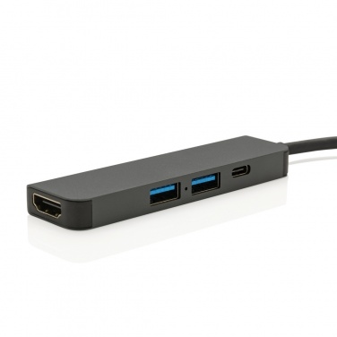 Logo trade liikelahja kuva: Terra hub HDMI tulolla kierrätetystä alumiinista