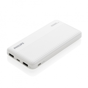 Logotrade mainoslahja tuotekuva: Philips 10000mAh ohut varavirtalähde