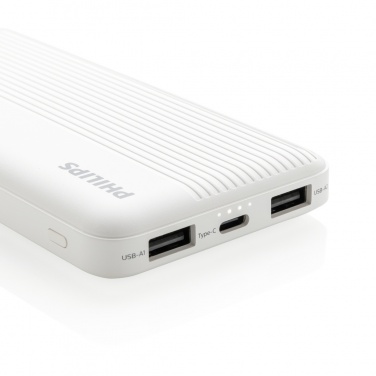 Logo trade liikelahjat mainoslahjat kuva: Philips 10000mAh ohut varavirtalähde