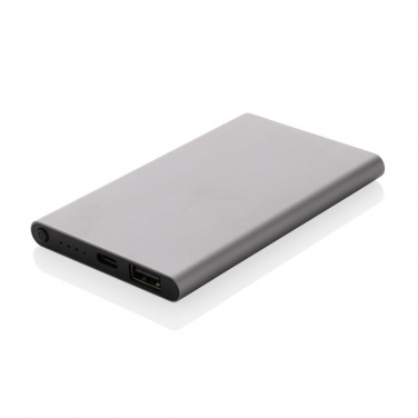 Logotrade mainostuotet kuva: 4000mAh virtapankki USB-C:llä RCS muovista/alumiinista