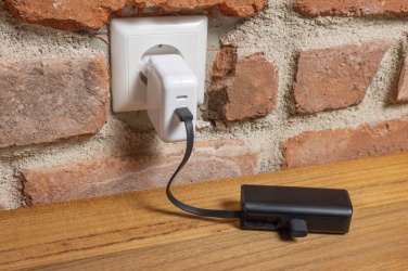 Logotrade mainoslahja ja liikelahja kuva: Powerlink RCS 3000mAh virtapankki USB-C:llä muovista