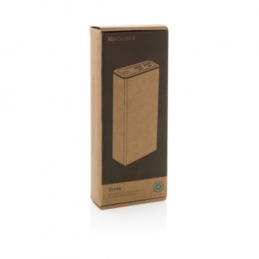 Logotrade mainoslahja tuotekuva: Terra RCS alumiininen 20w 20000mAh varavirtalähde