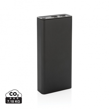 Logotrade liikelahja tuotekuva: Terra RCS alumiininen 20w 20000mAh varavirtalähde