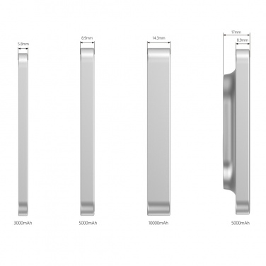 Logo trade liikelahjat tuotekuva: Urban Vitamin Malibu 5000mAh virtapankki RCS materiaaleista