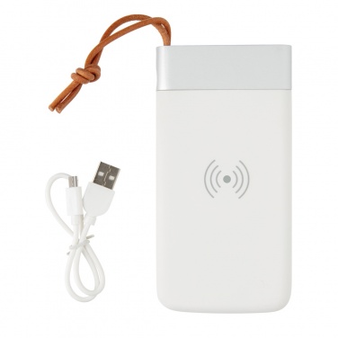 Logotrade liikelahja mainoslahja kuva: Aria 8000 mAh 5 W:n langaton varavirtalähde