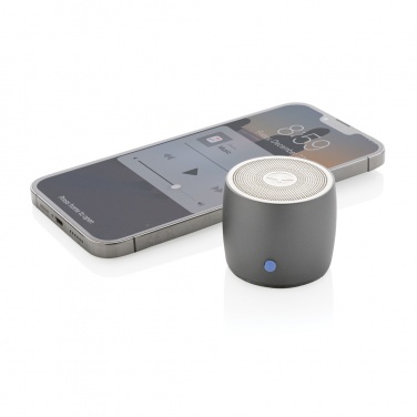 Logo trade mainoslahja kuva: Swiss Peak RCS 3W bassokaiutin kierrätetystä alumiinista