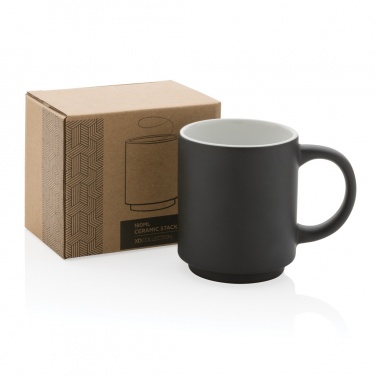 Logotrade mainoslahjat ja liikelahjat tuotekuva: Keraaminen pinottava muki 180ml