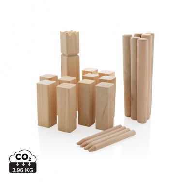 Logo trade mainostuotet tuotekuva: Puinen kubb -setti