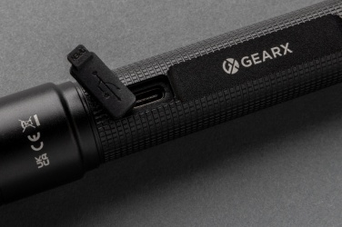 Logo trade mainoslahjat tuotekuva: Gear X USB-uudelleenladattava taskulamppu