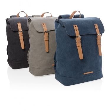 Logotrade liikelahjat mainoslahjat tuotekuva: Canvas-laptopreppu – PVC-vapaa