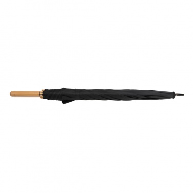 Logotrade liikelahjat kuva: 23" Impact AWARE™ RPET 190T auto-open bambusateenvarjo