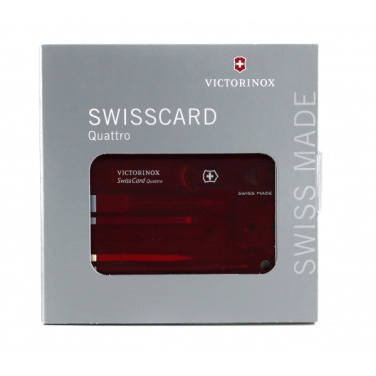 Logo trade mainoslahja kuva: SwissCard Quattro Victorinox