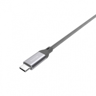 Logotrade liikelahjat kuva: Nailoninen tiedonsiirtokaapeli LK30 Type - C Quick Charge 3.0