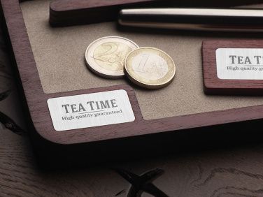 Logo trade mainoslahja ja liikelahja tuotekuva: Puinen työpöydän järjestäjä 1818121