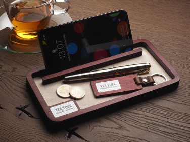 Logotrade liikelahjat mainoslahjat tuotekuva: Puinen työpöydän järjestäjä 1818121