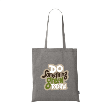 Logotrade liikelahjat mainoslahjat tuotekuva: GRS kierrätetty puuvilla Shopper (180 g/m²) pussi