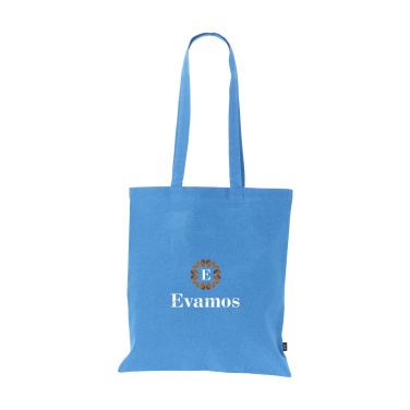 Logotrade mainoslahjat kuva: Shoppy Color Bag GRS kierrätettyä puuvillaa (150 g/m²)