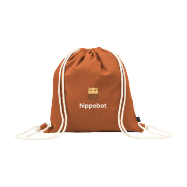 Logotrade liikelahja mainoslahja kuva: PromoColour GRS kierrätyspuuvillareppu (150 g/m²)