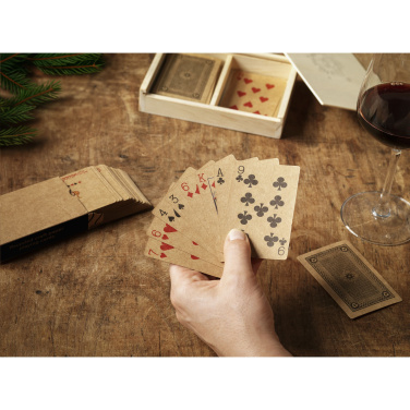 Logotrade liikelahja mainoslahja kuva: Kierrätetyt pelikortit Double X-Mas