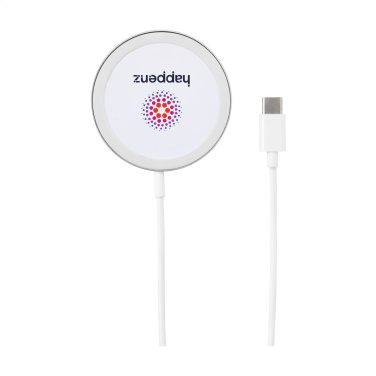 Logo trade mainostuote kuva: Force MagSafe 10 W kierrätetty langaton laturi