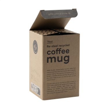 Logo trade mainoslahja kuva: Re-Steel RCS kierrätetty kahvimuki 380 ml lämpökuppi
