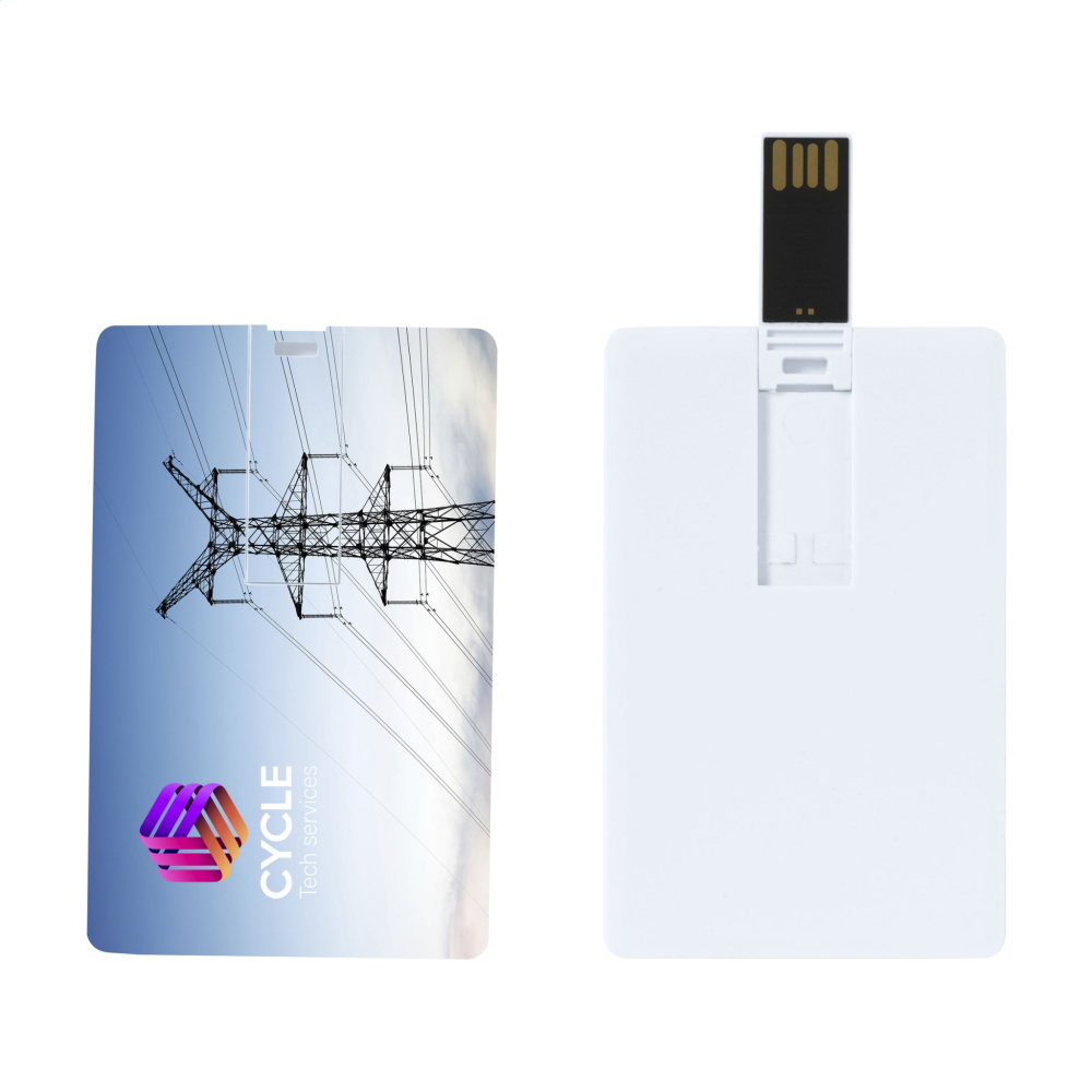 Logotrade liikelahja mainoslahja kuva: CredCard USB varastosta 8 Gt