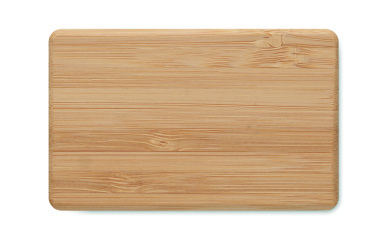 Logo trade liikelahjat tuotekuva: TWS-kuulokkeet bambukotelossa