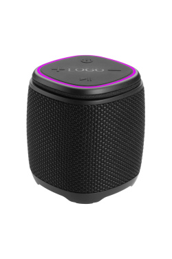 Logotrade liikelahjat mainoslahjat tuotekuva: Bluetooth-kaiutin HERMON Schwarzwolf