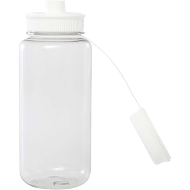 Logotrade liikelahja tuotekuva: Ryder 900 ml:n RCS-sertifioitu RPET-urheilupullo monitoimikannella