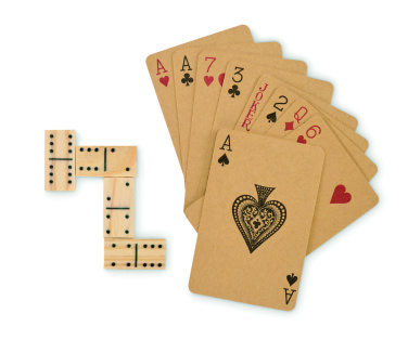 Logotrade liikelahja tuotekuva: Domino- ja korttisetti