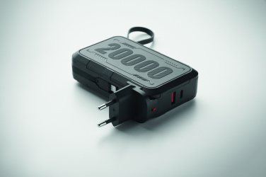 Logo trade mainoslahja ja liikelahja tuotekuva: Varavirtalähde 20000 mAh ABS