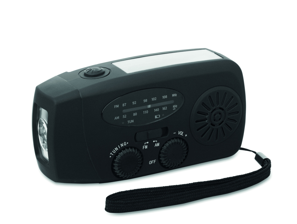 Logotrade mainoslahja ja liikelahja kuva: Radio LED-taskulampulla