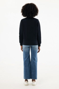 Logo trade liikelahja mainoslahja tuotekuva: IQONIQ Elgon -vetoketjullinen collegepaita kierrätyspuuvilla