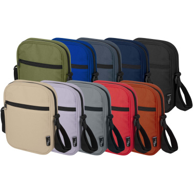 Logo trade mainostuote kuva: Byron GRS-kierrätetystä materiaalista valmistettu crossbody-laukku 2 l