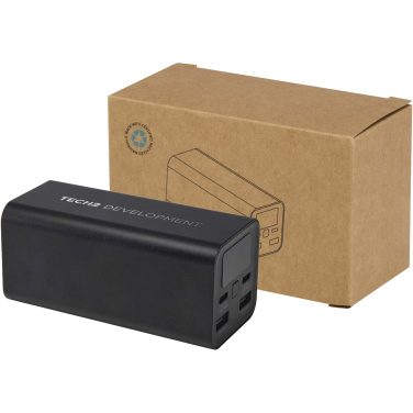 Logotrade liikelahjat mainoslahjat tuotekuva: Acamar 20 000 mAh:n ja 70 W:n kannettavan tietokoneen varavirtalähde kierrätetystä alumiinista