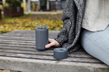 Logo trade liikelahja kuva: Black+Blum lasinen matkakuppi 340 ml