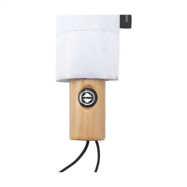 Logo trade mainoslahja kuva: Michiganin taitettava RCS RPET sateenvarjo 21 tuumaa