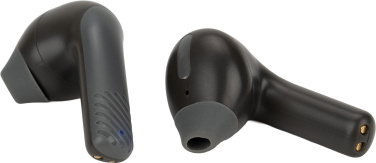 Logotrade liikelahjat mainoslahjat tuotekuva: Bluetooth-kaiutin HF01 sisäänrakennetuilla nappikuulokkeilla 2-in-1