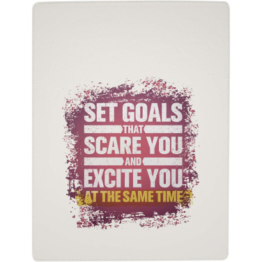 Logo trade liikelahja mainoslahja tuotekuva: Clast A4-kokoinen kirjoitusalusta magneettisulkijalla ja RCS-kierrätetyllä kuulakärkikynällä (musta muste)