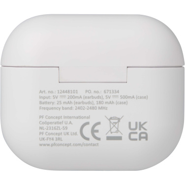 Logo trade liikelahja kuva: Altais kierrätysmuovista valmistetut True Wireless Bluetooth® -kuulokkeet