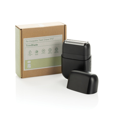 Logotrade mainoslahja tuotekuva: TrimBlade ladattava matkapartakone (IPX7)