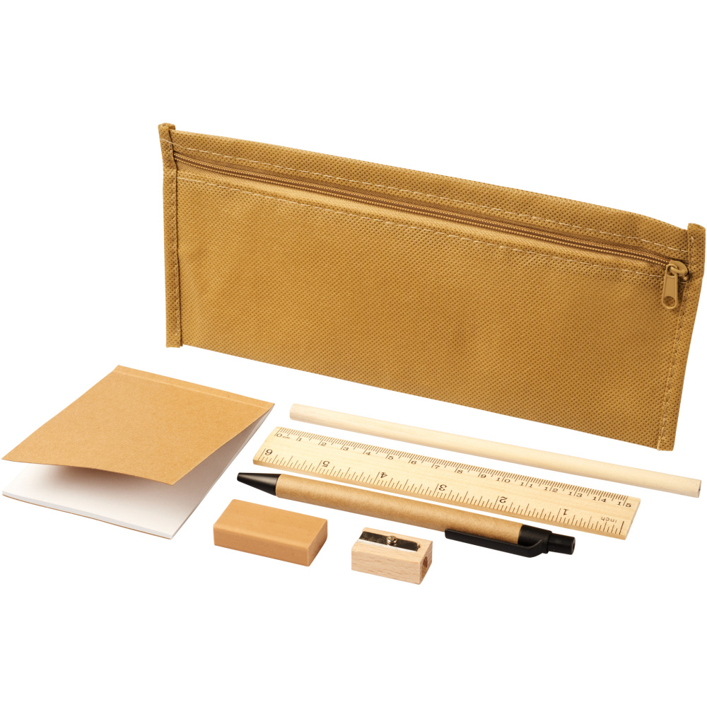Logotrade liikelahja tuotekuva: Enviro 7-piece pencil case set