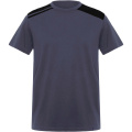 Expedition miesten lyhythihainen t-paita 160 g/m2, Lyijy / musta