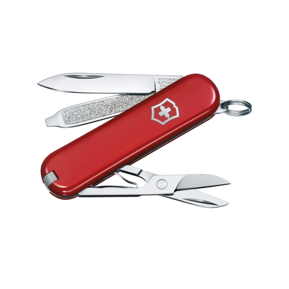 Logotrade mainoslahja tuotekuva: VICTORINOX-taskuveitsi Classic SD, 7 toimintoa