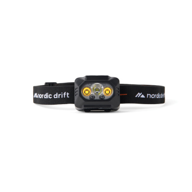 Logotrade mainostuotet kuva: Nordic Drift Everest -kaksoisakkuinen otsalamppu