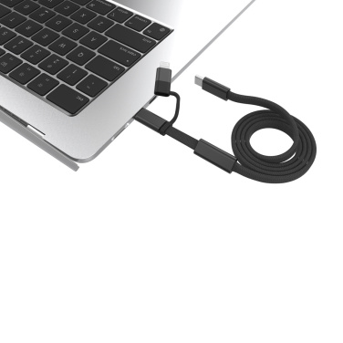 Logo trade liikelahja kuva: Arc RCS 60W 120 cm 2-in-1 fast charging cable